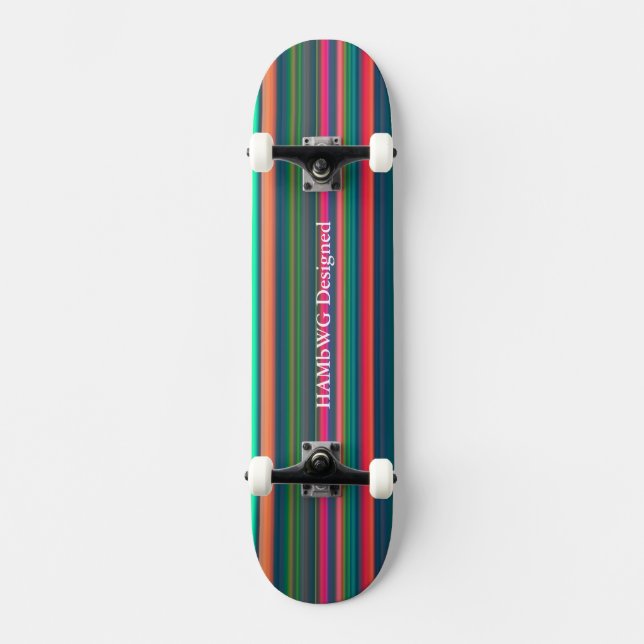 Skateboard HAMbWG - Skateboards - Bandes brillantes (Recto)