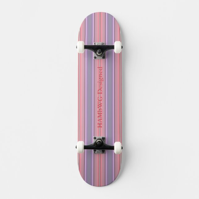 Skateboard HAMbyWG Conçu - Patinage - Violet rose pâle (Recto)