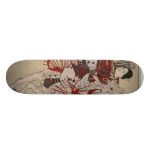 Skateboard Hangakujo, samouraï féminin circa 1885