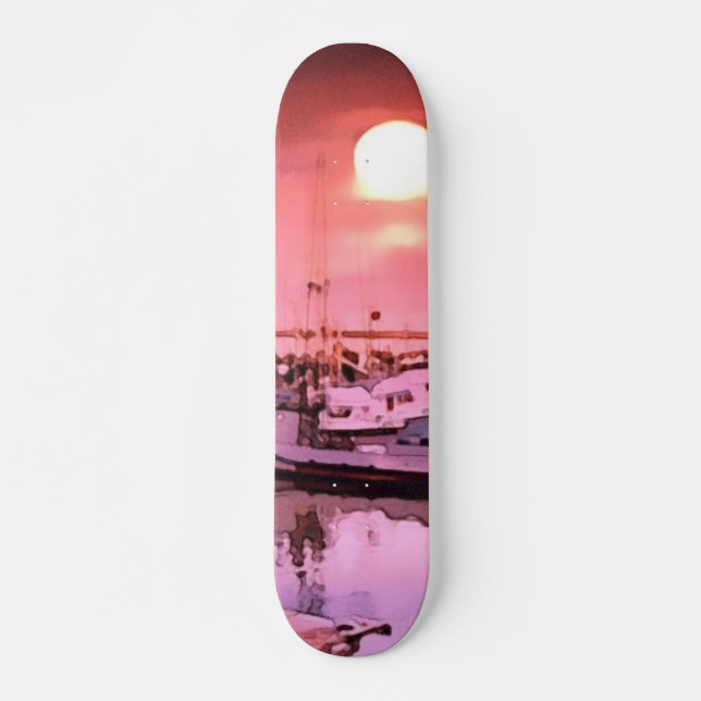 Skateboard Harbour Hues (Devant)