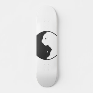 Skateboard Harmonie des chats blancs et noirs - Choisir la co