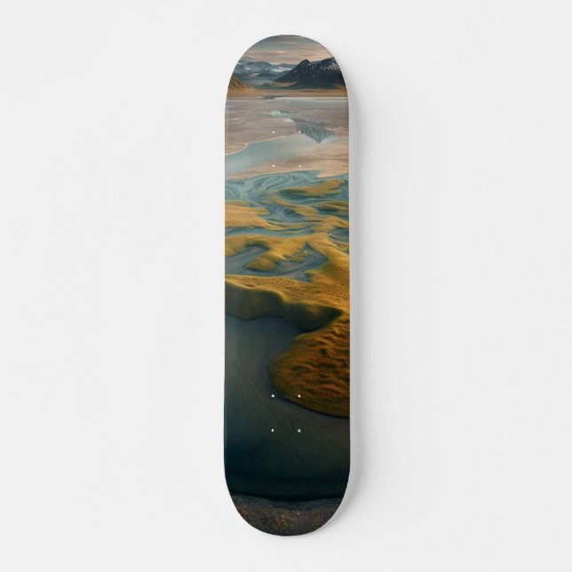 Skateboard Harmonie d'or (Devant)