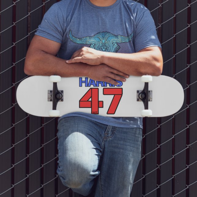 SKATEBOARD HARRIS-WALZ ÉLECTIONS ÉLECTORALES ÉTATS-UNIS 2024  (Extérieur 3)