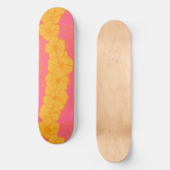 Skateboard Hau hibiscus (Recto)