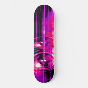 Skateboard Haut-parleurs de musique violette
