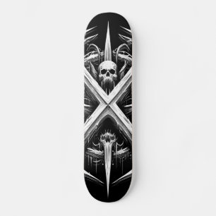 Skateboard Headbanger en métal mort - Têtes en métal lourd