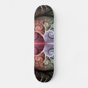 Skateboard Heartbeat, Abstrait surreal Imaginaire Fractal Art