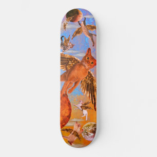 Skateboard Heavenly Cats
