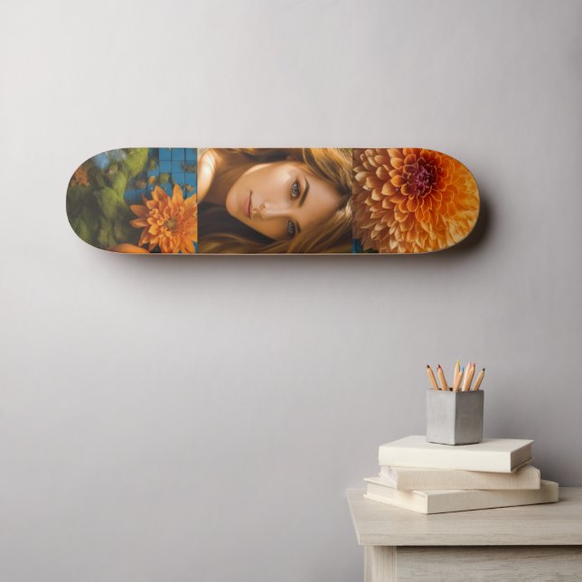 Skateboard #HeelflipSkateboard -> #RentréeTalonsPlancheÀRoule (Art mural (Horz))