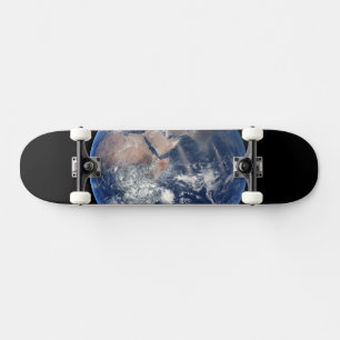 Skateboard Hémisphère Est Sur La Planète Terre.