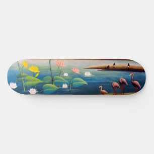 Skateboard Henri Rousseau - Les Flamants