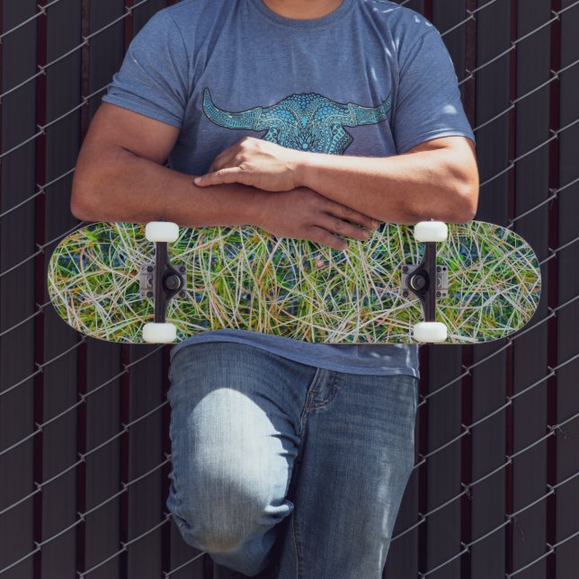 Skateboard Herbe à Oiseaux Ornementale Fine  (Extérieur 3)