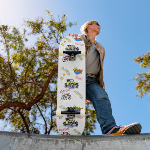 Skateboard Hero Voiture Vélo Avion