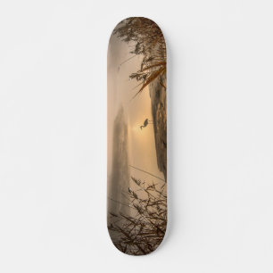 Skateboard Heron Heaven - Paysage sur le lac