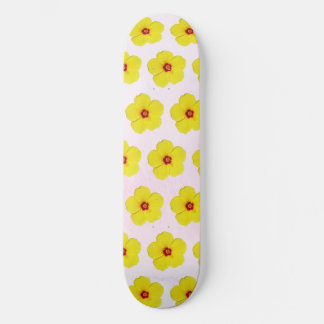 Skateboard Hibiscus jaune