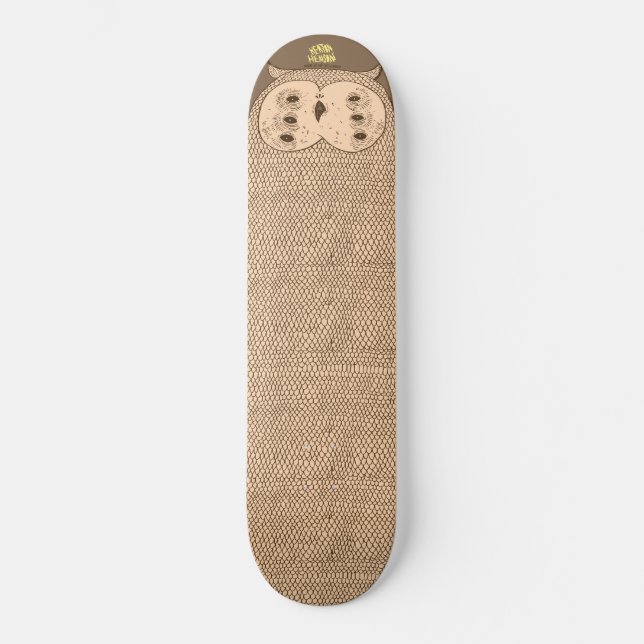 Skateboard Hibou Brown par Keaton Henson (Recto)
