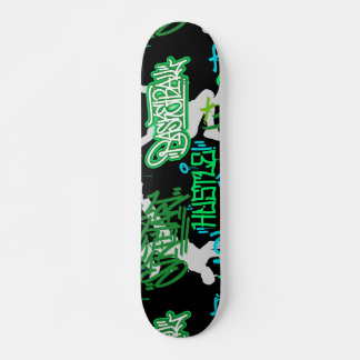 Skateboard Hip hop Street Arts Motif Black BG 2