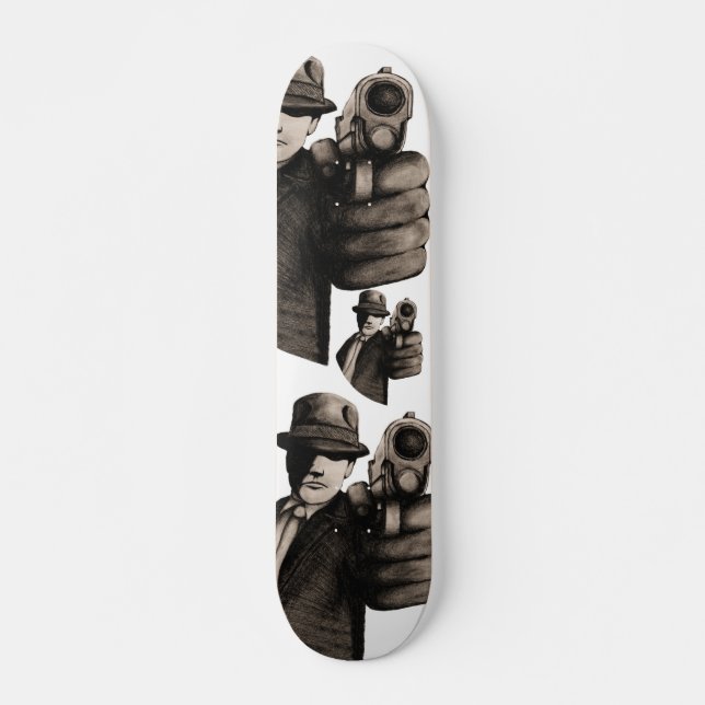 Skateboard Hitman Triptych (Devant)