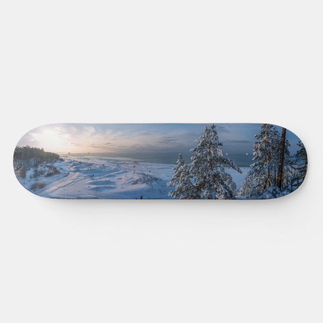 Skateboard Hiver neigeux Côte balte (Horz)
