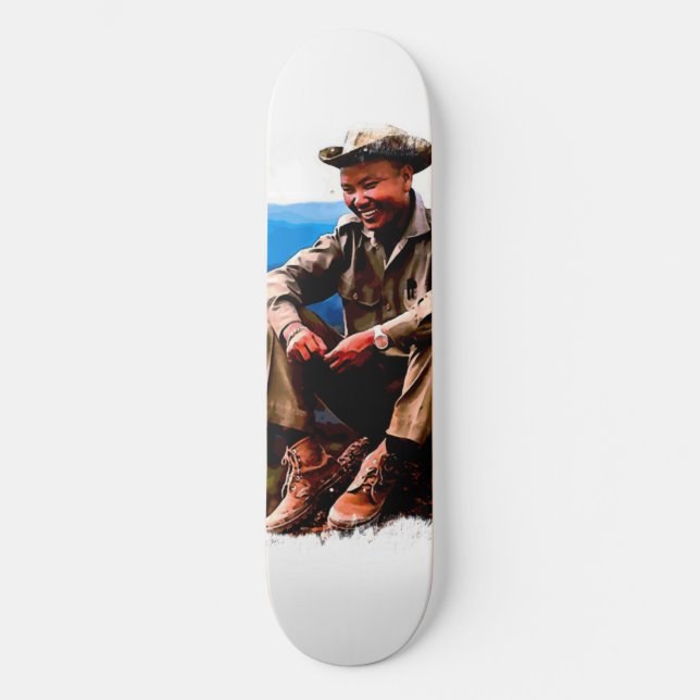 Skateboard Hmong Général Vang Pao Custom Pro Park Board (Recto)
