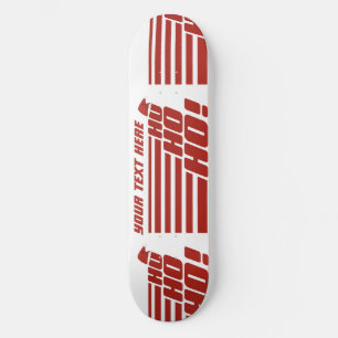 Skateboard Ho Ho Ho personnalisé Tableaux de Noël