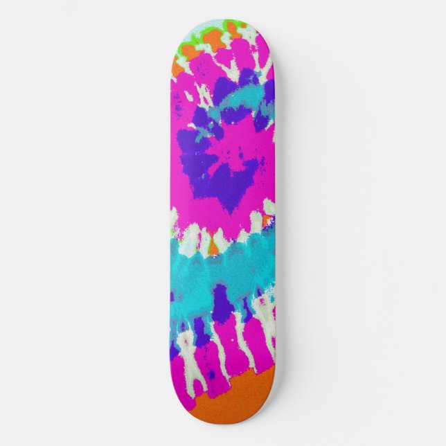 Skateboard holiES - Power Spiral Batik Style (Recto)