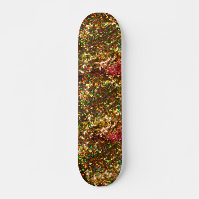 Skateboard Holo Golf Parties scintillant Glitz Board Skateboa (Devant)