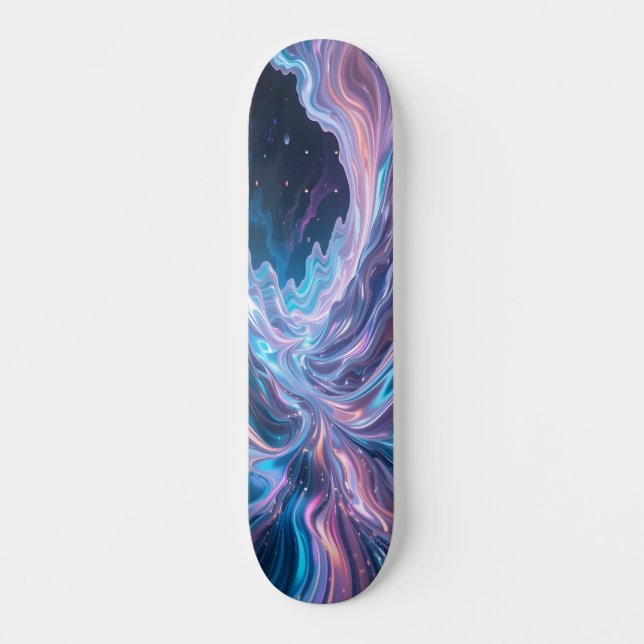 Skateboard Holographique Waves Edition 3 (Recto)