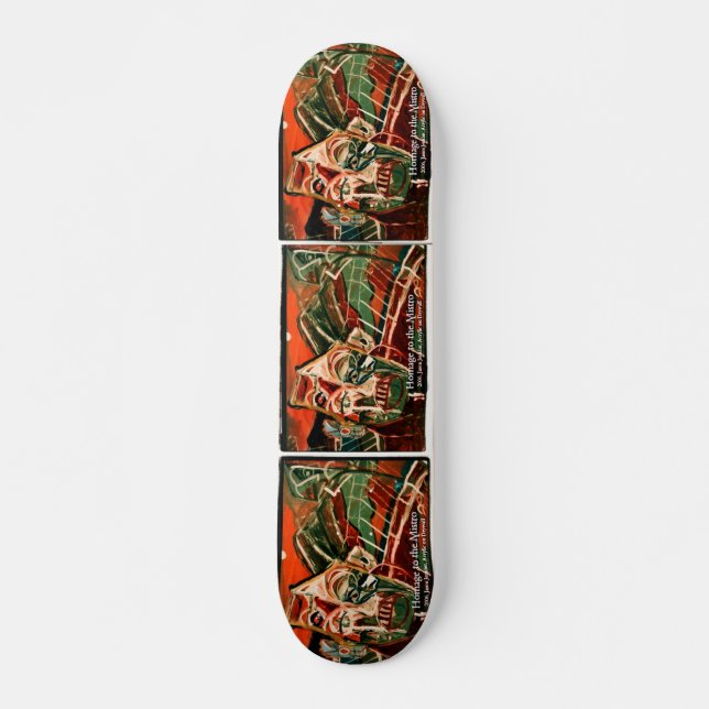 SKATEBOARD HOMMAGE AU MISTRO (Devant)
