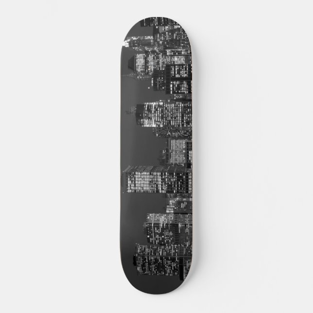 Skateboard Horizon de Manhattan la nuit (Recto)