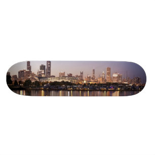 Skateboard Horizon des Etats-Unis, l'Illinois, Chicago au