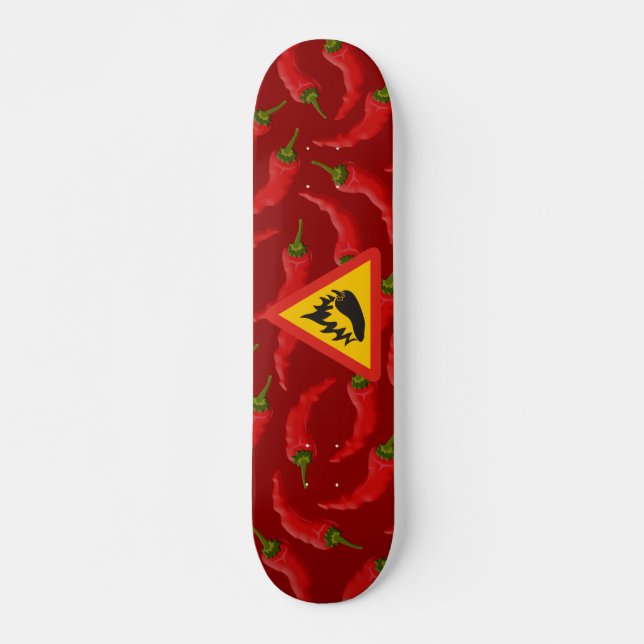 Skateboard Hot pepper danger (Devant)