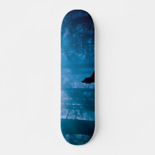 Skateboard Howling Wolf en nature
