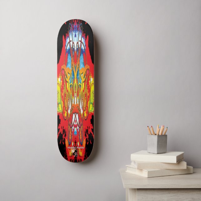 Skateboard Hubba Hubba g-cat Pro (Art mural)