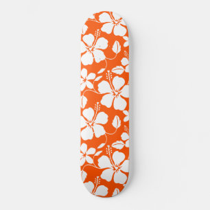 SKATEBOARD HULA HAÏIENNE (HIBISCUS) ORANGE