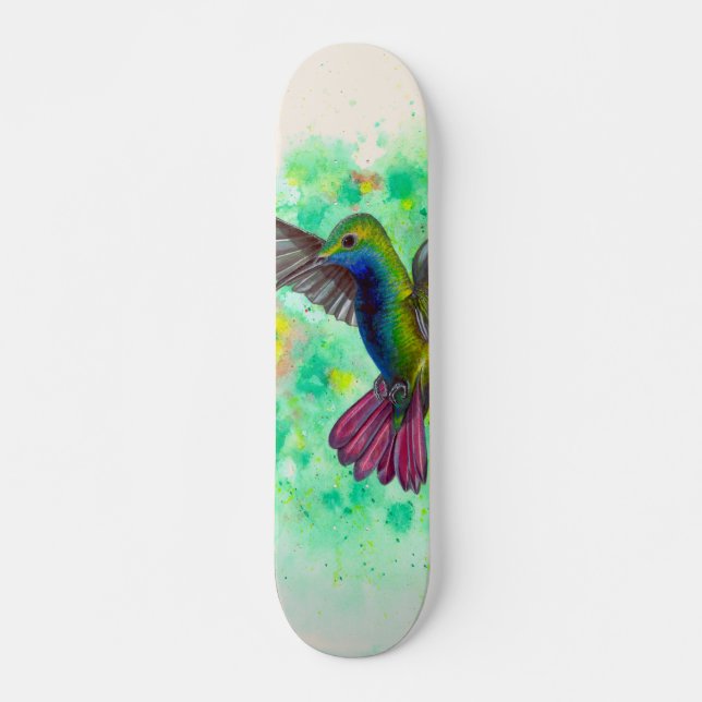 Skateboard Hummingbird - planche à roulettes en acrylique (Devant)