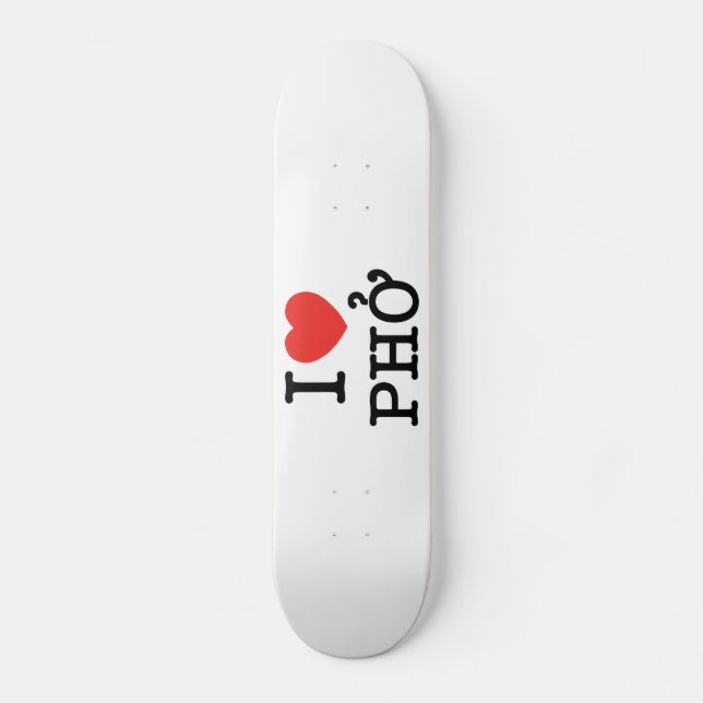 Skateboard I Heart (Amour) Pho (Recto)