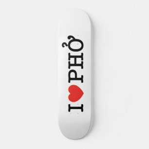 Skateboard I Heart (Amour) Pho