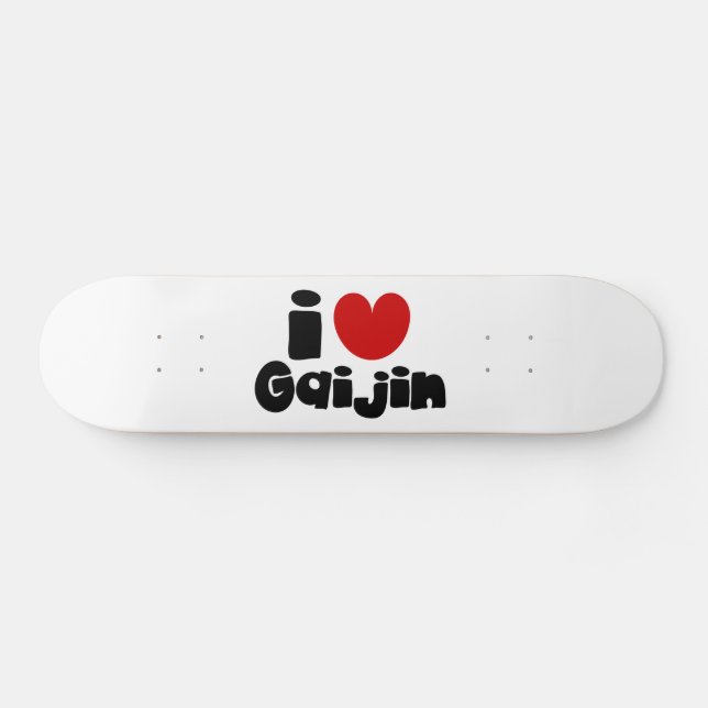 Skateboard i heart Gaijin (Horz)