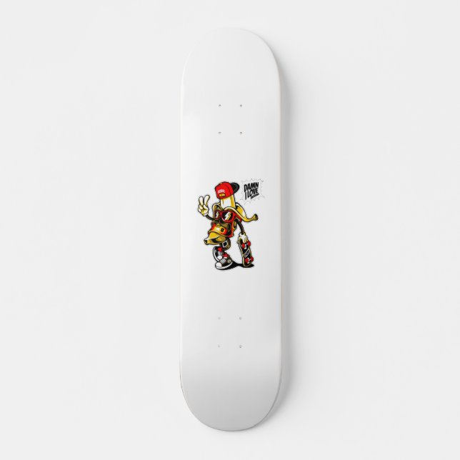 Skateboard I Love Banana Rebel (Devant)