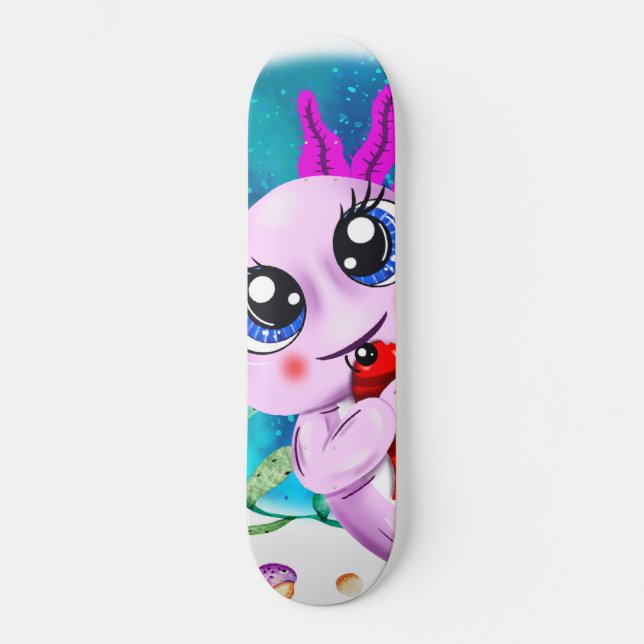 Skateboard I Questions Axolotl, Citation Axolotl (Recto)