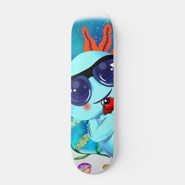 Skateboard I Questions Axolotl, Citation Axolotl (Recto)