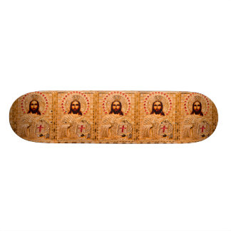 Skateboard Icône d'or de Jésus-Christ
