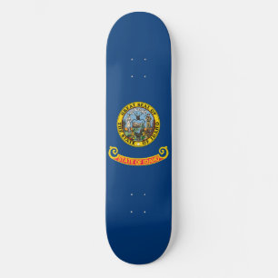 Skateboard Idaho State Flag