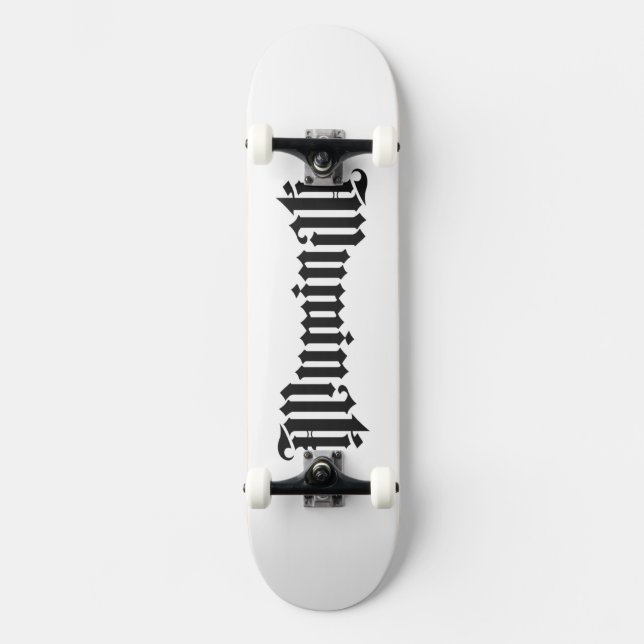Skateboard Illuminati - planche à roulettes (Recto)