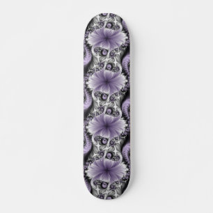 Skateboard Illusion de lilas Art floral abstrait fractal Fant