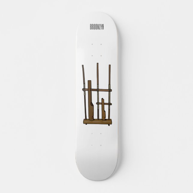 Skateboard Illustration Angkpoumon (Devant)