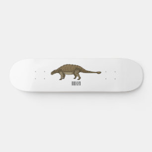Skateboard Illustration d'Ankylosaurus