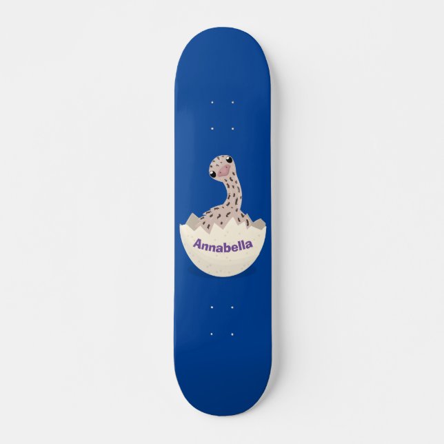 Skateboard Illustration d'autruche pour bébé à couver mignon (Devant)