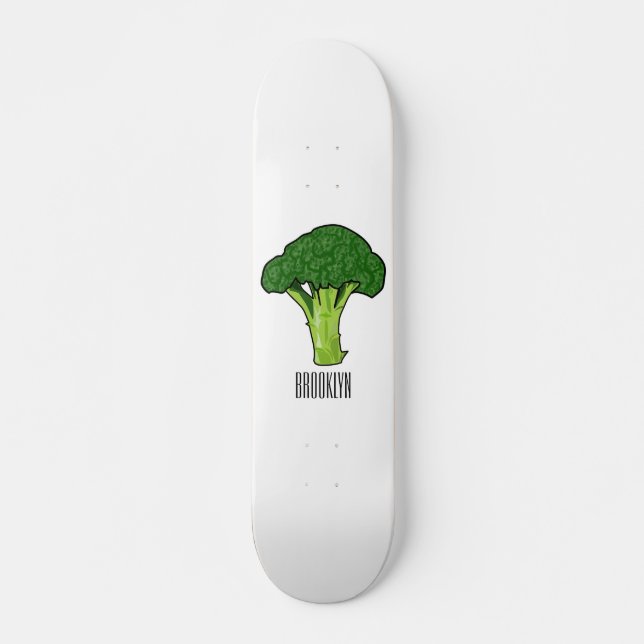 Skateboard Illustration de Broccoli (Devant)